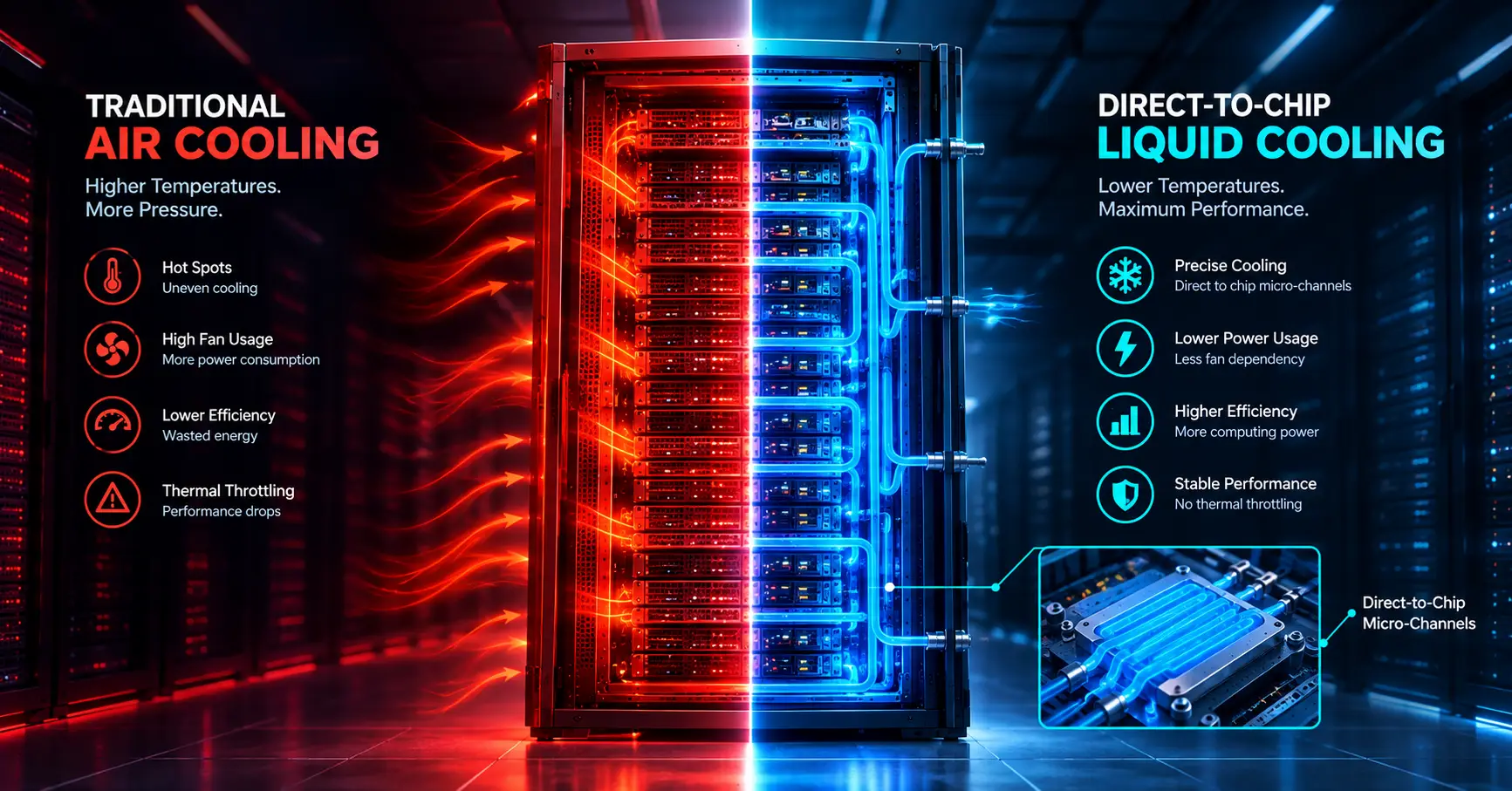 Liquid Cooling vs. Air Cooling