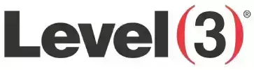 Level 3 logo - a stylized number 3 in black and red.