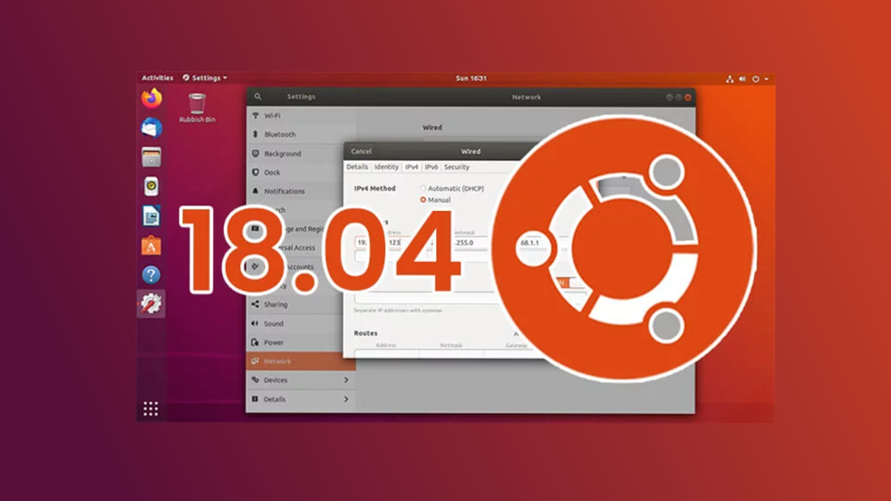 Static IP on Ubuntu